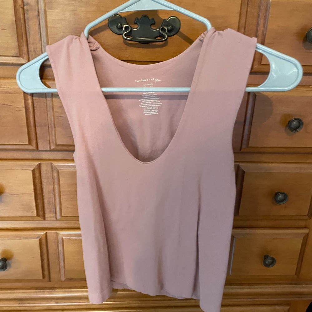 Free People clean lines muscle cami